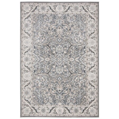 Safavieh 8 x 8 ft. Isabella 912H Power Loomed Square Area Rug Grey & Dark Grey ISA912H-8SQ